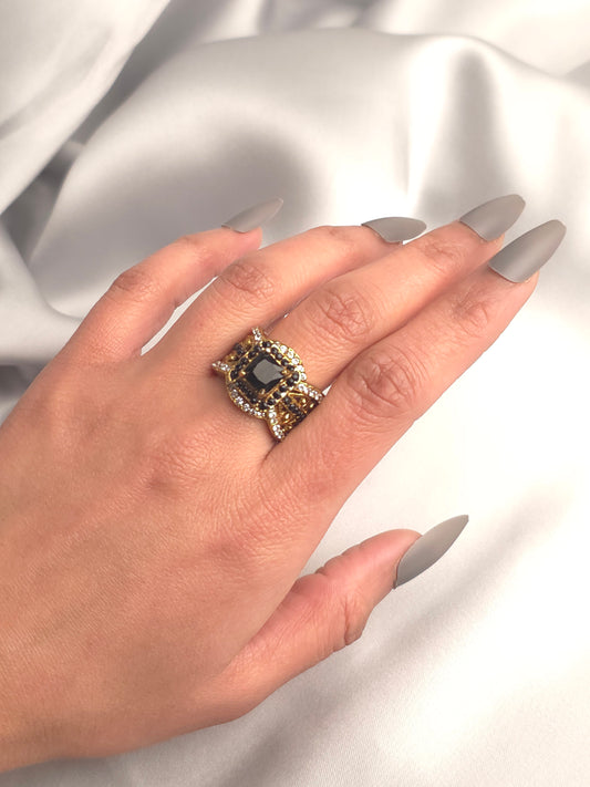 Gothic Filigree Cocktail Ring