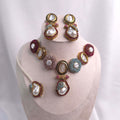 Rang-e-Deewan Pearl Mughal Charm Set