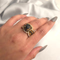 Gothic Filigree Cocktail Ring