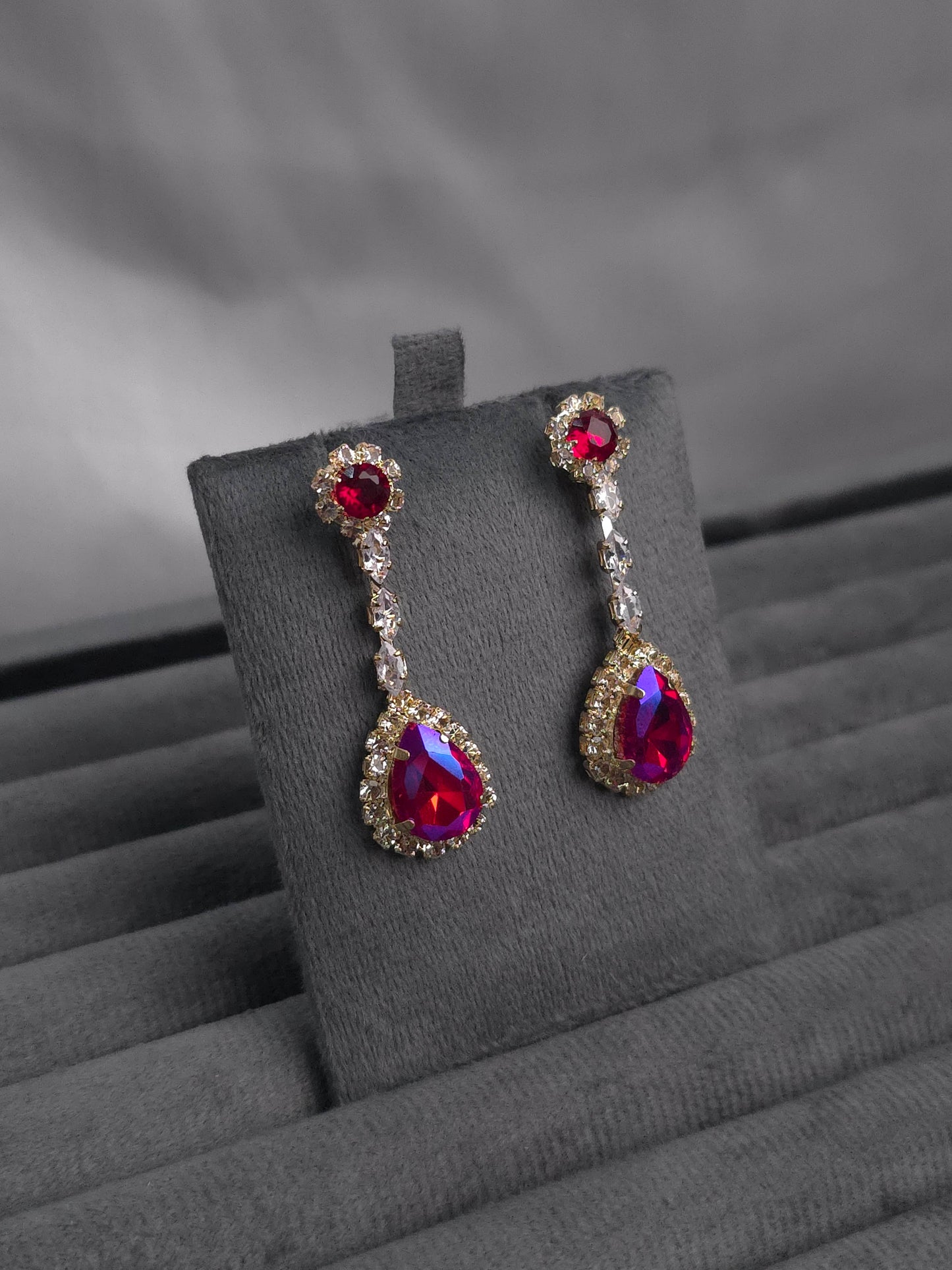 Rainbow Teardrop Drop