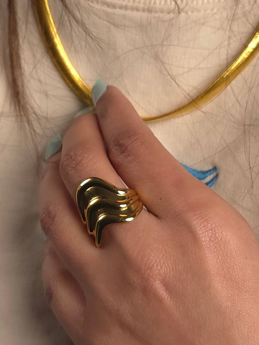 Chunky Trio Stack Ring
