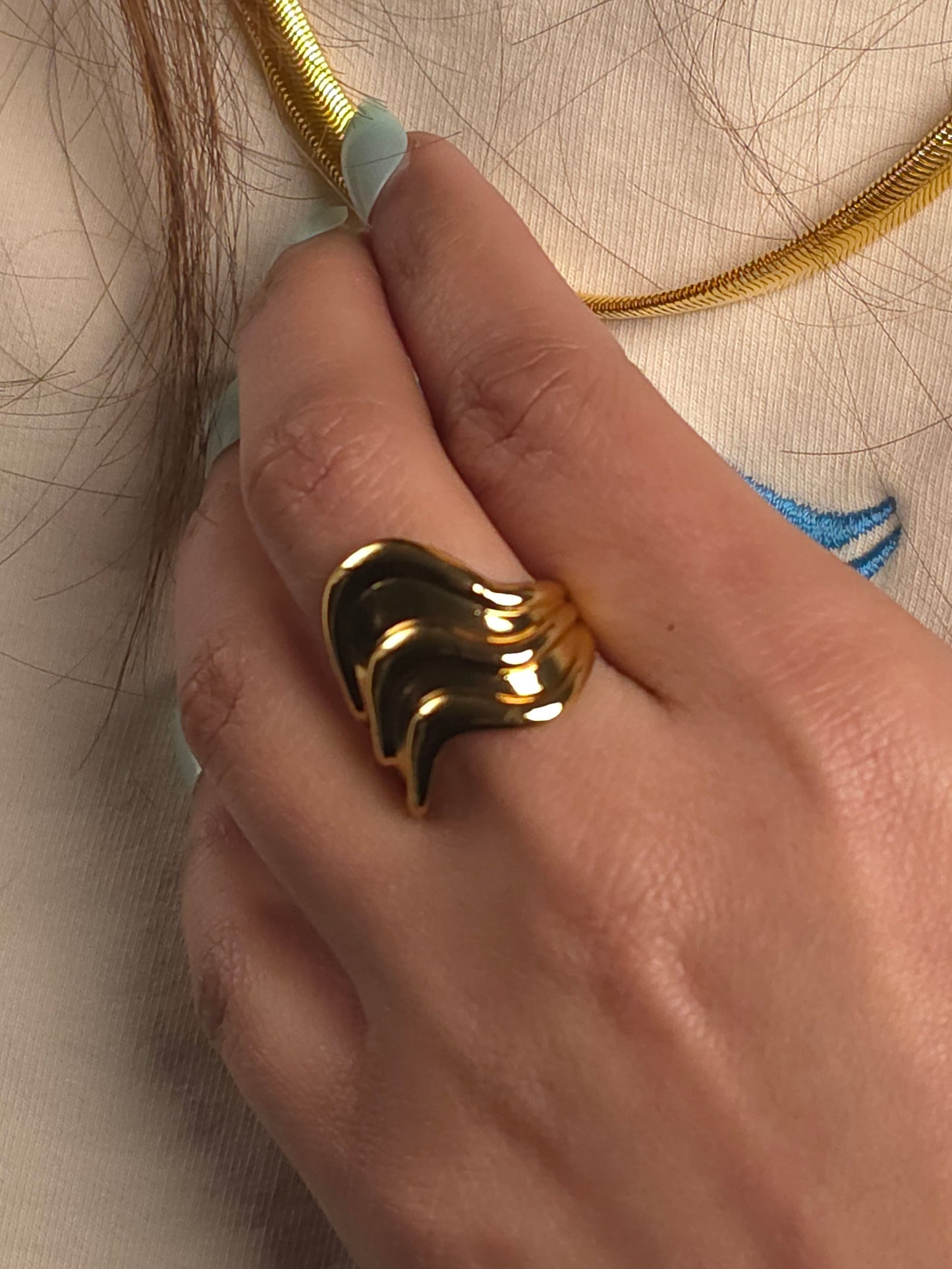 Chunky Trio Stack Ring