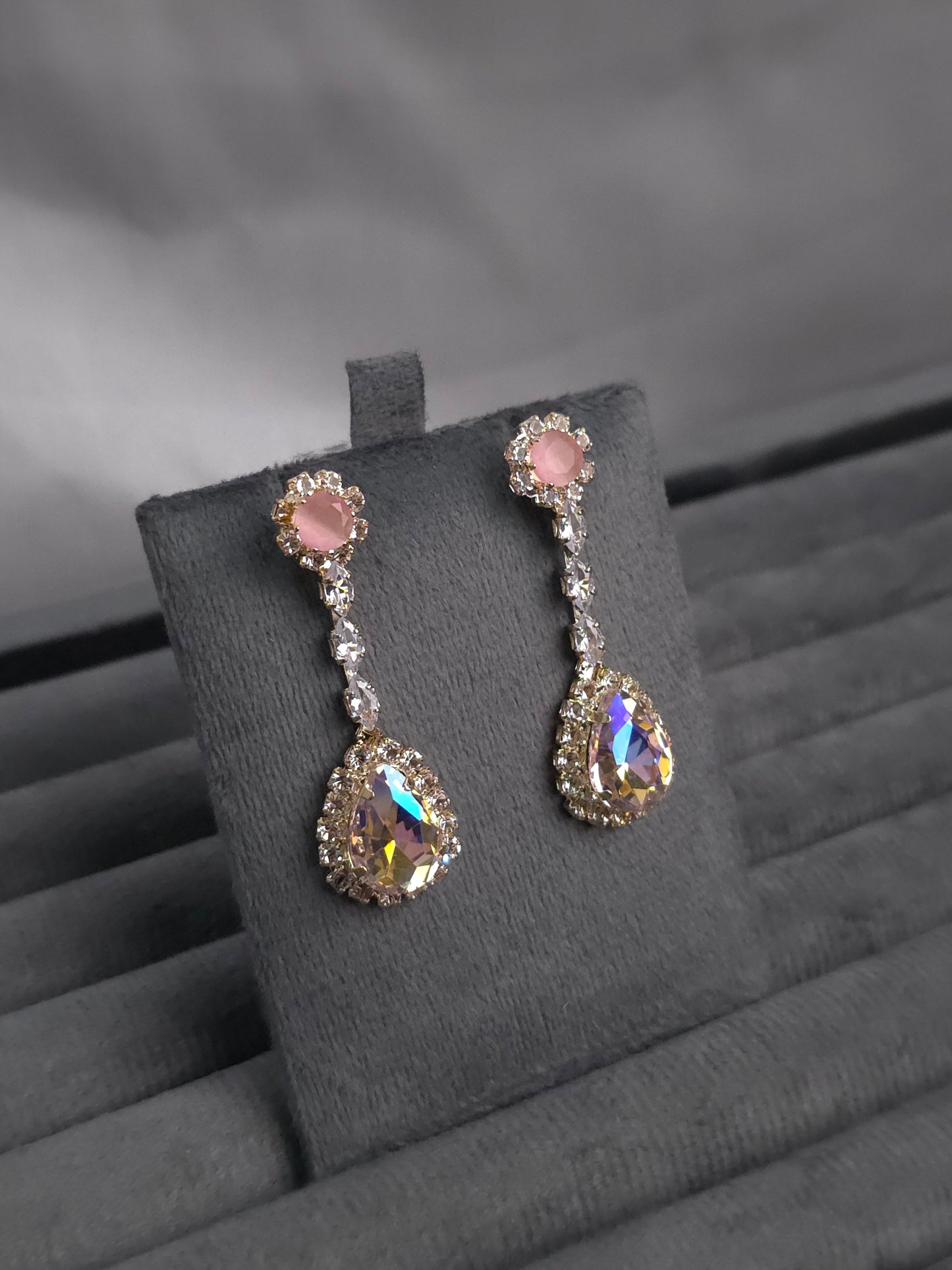 Rainbow Teardrop Drop
