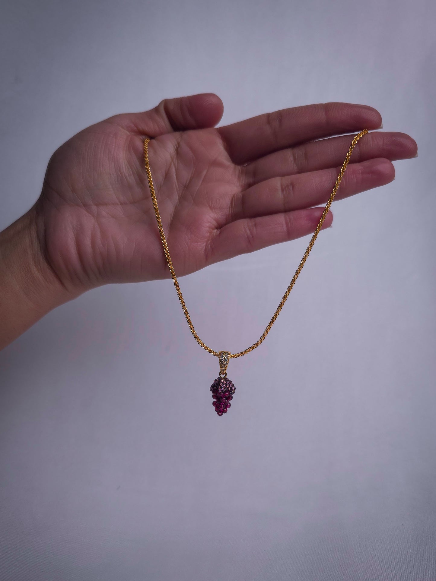 Amethyst Grape Pendant