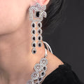 Majestic CZ Double-Layer Long Necklace