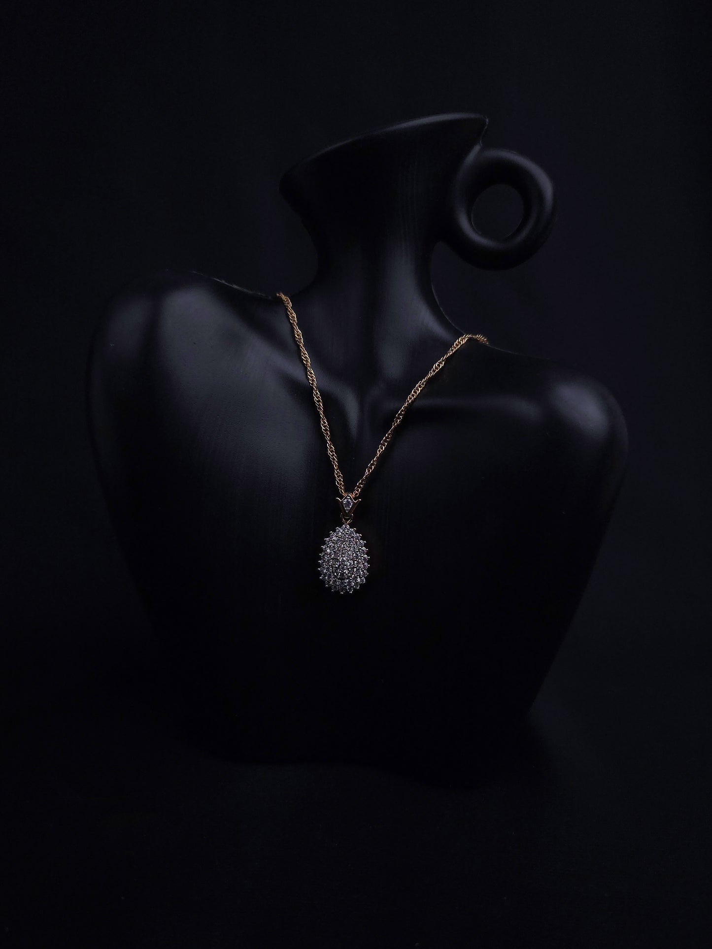 Flower Teardrop Pendant