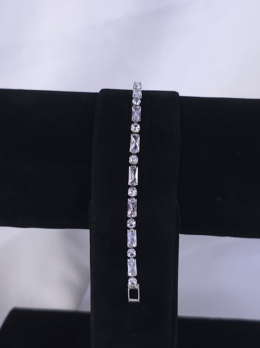 Emerald and Crystal Bracelet