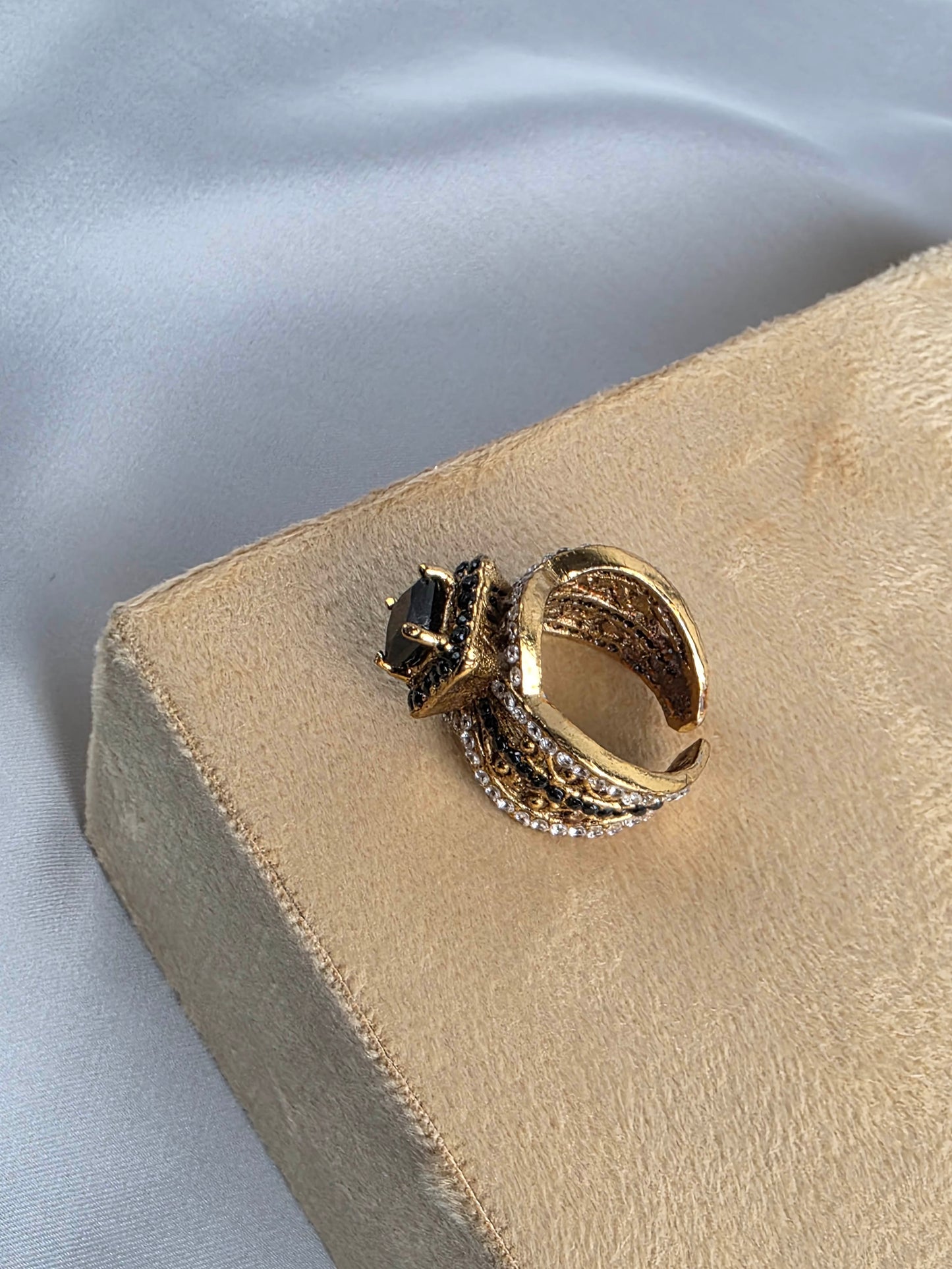 Gothic Filigree Cocktail Ring