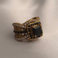 Gothic Filigree Cocktail Ring