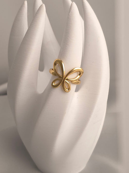 Butterfly Outline Ring