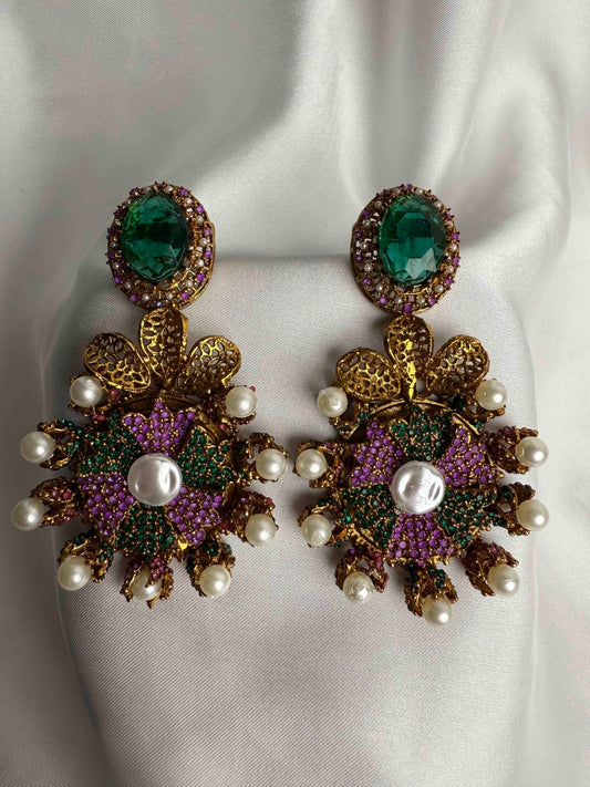 Turkish Ruby Crush Earrings