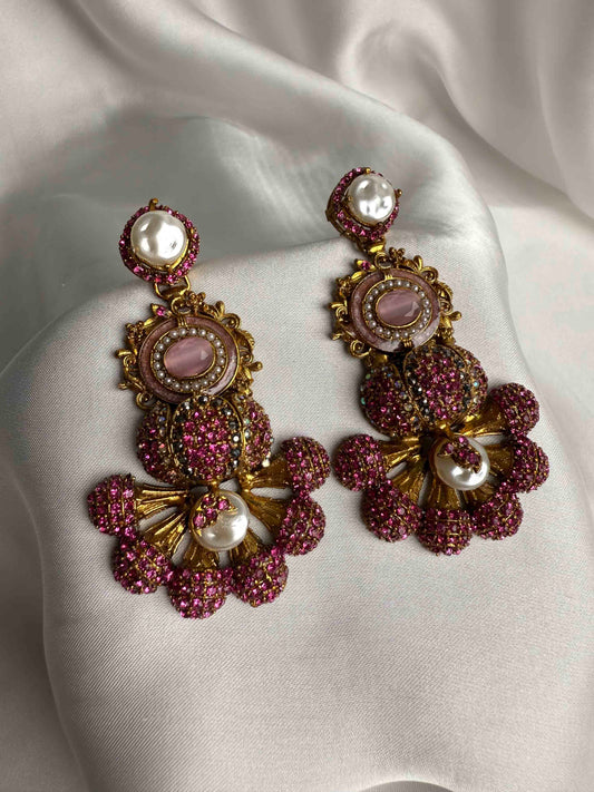 Sultana Pearls Statemant Earrings