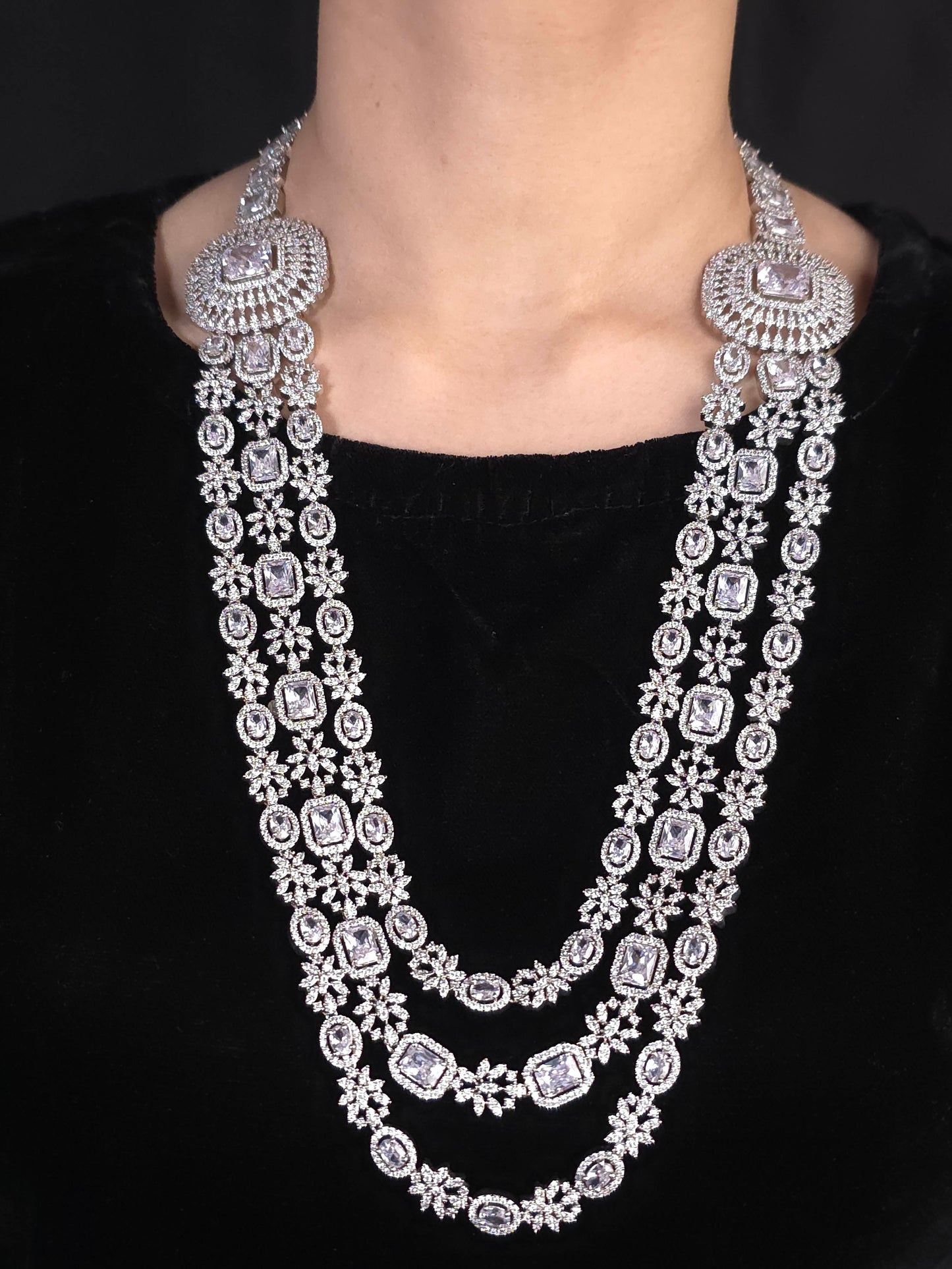 Victorian Tiered Diamond Set