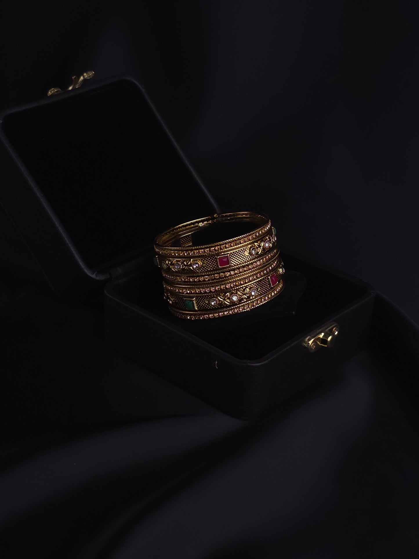 Geometric Antique Bangles