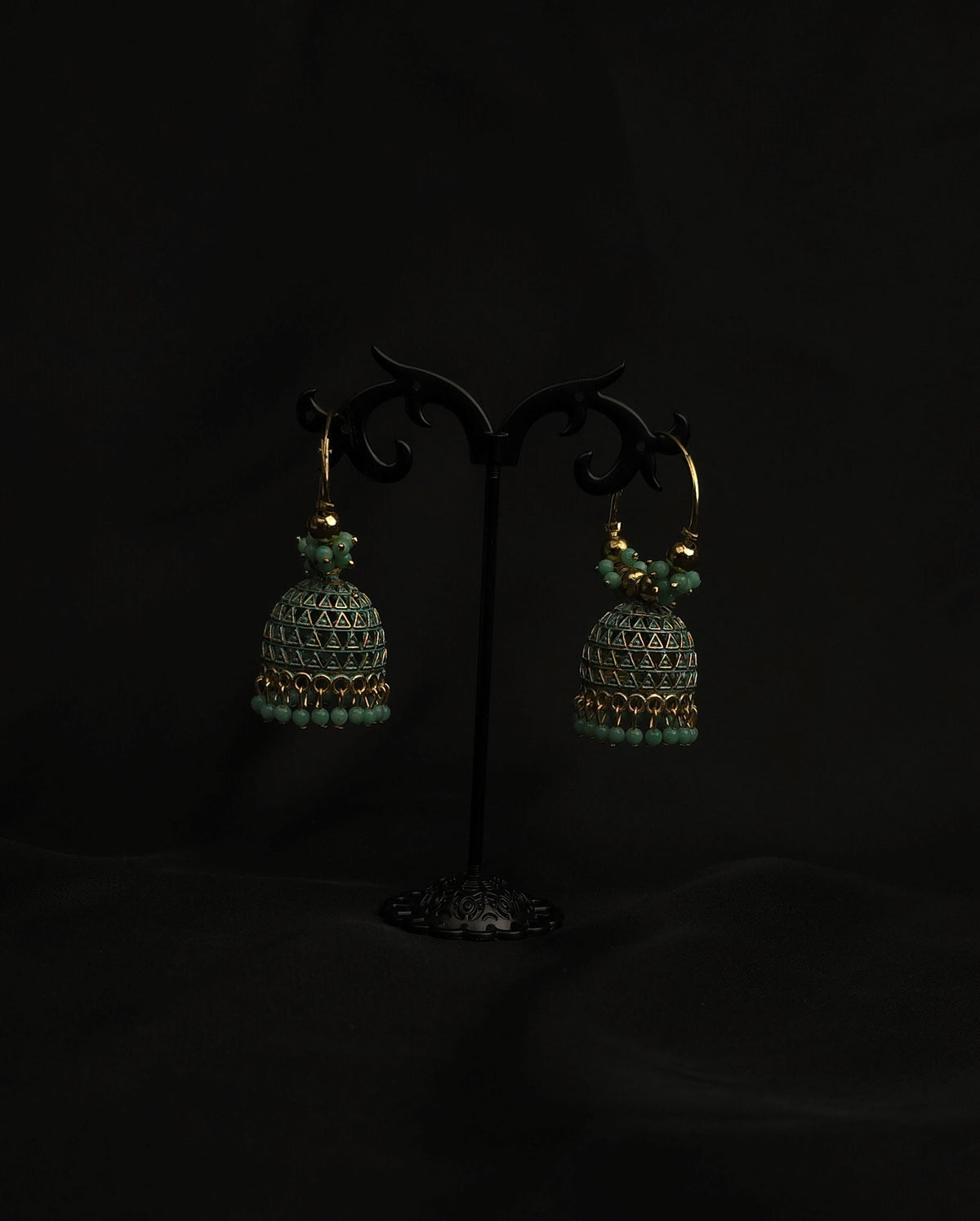 Multicolor Jhumki Earrings