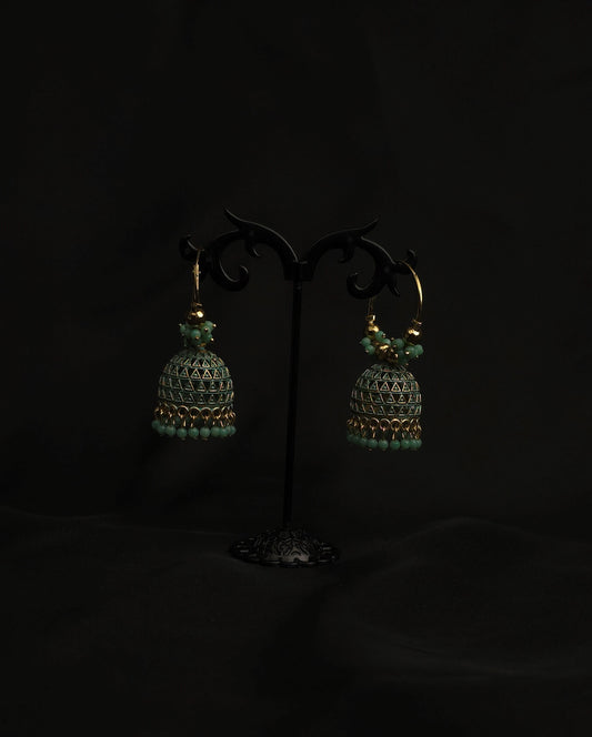 Multicolor Jhumki Earrings
