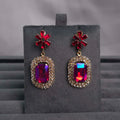 Small Star Rec Earrings