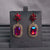 Small Star Rec Earrings