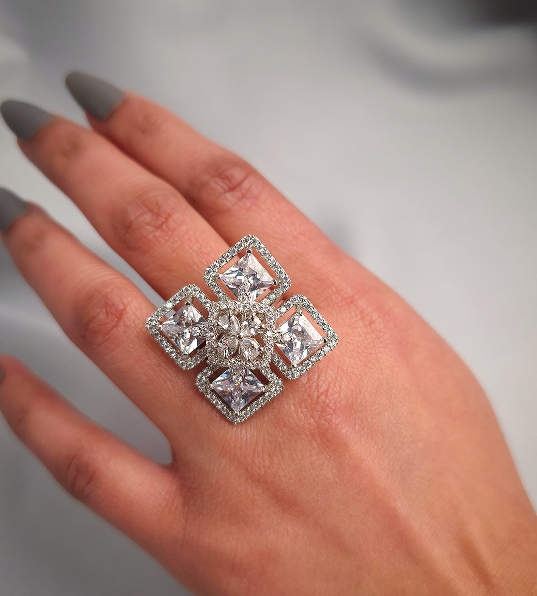 Squares Quartet Ring