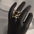 Openwork Chunky Ring
