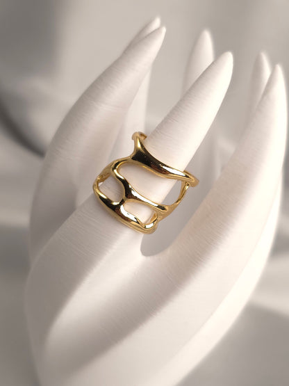 Openwork Chunky Ring
