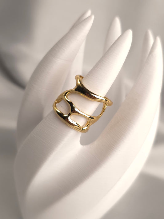 Openwork Chunky Ring