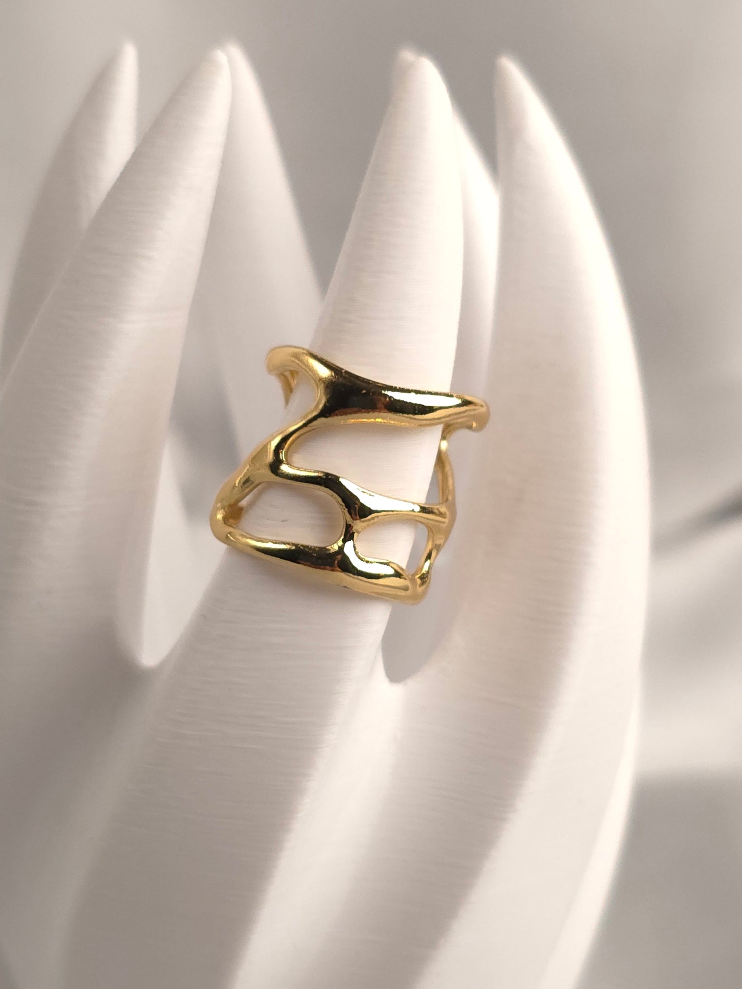 Openwork Chunky Ring