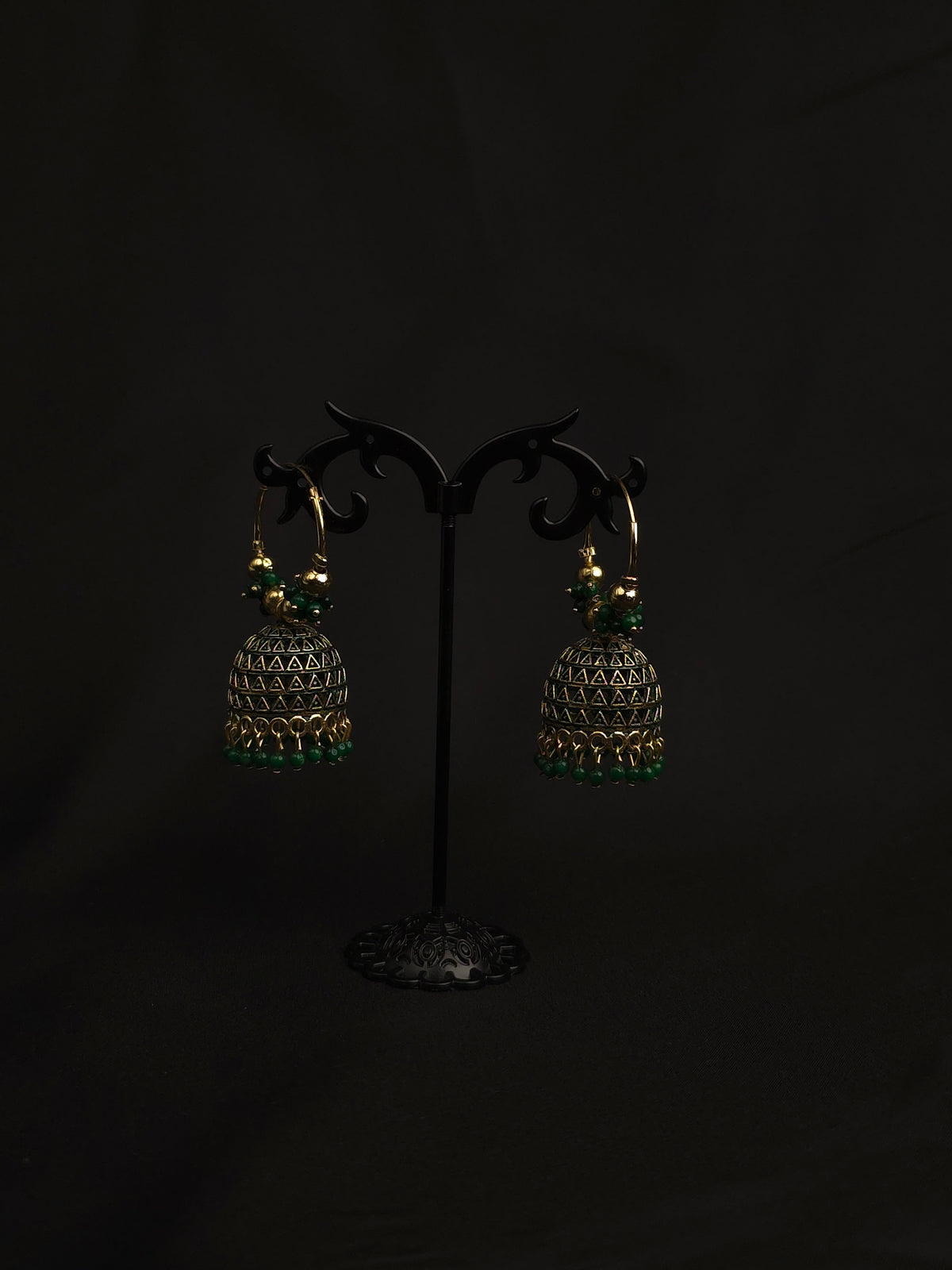 Multicolor Jhumki Earrings