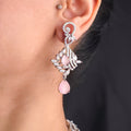 Pink Filigree Medallion Set