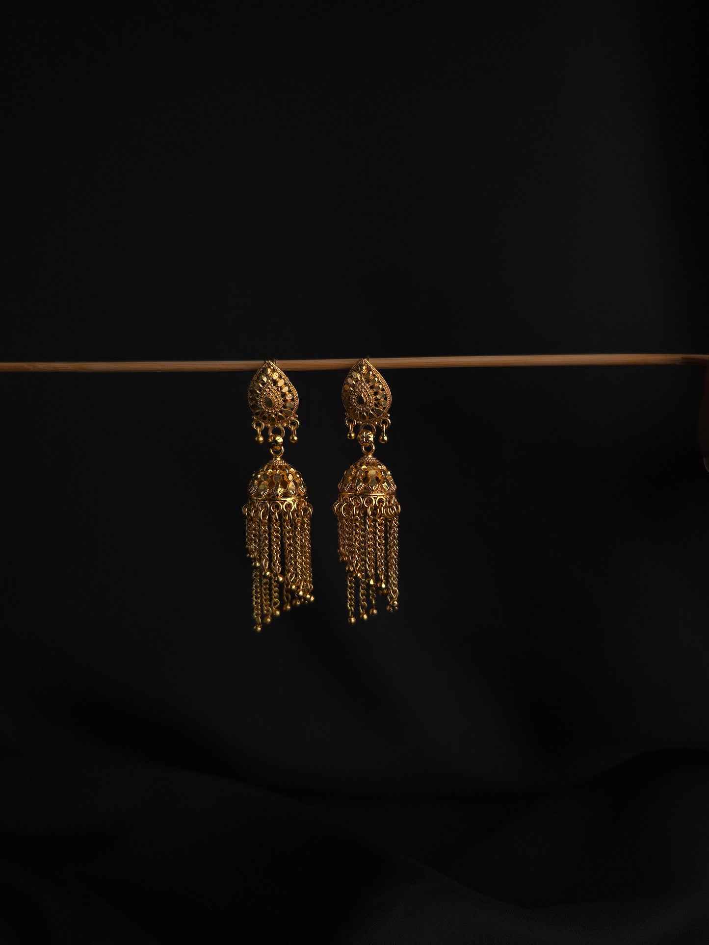 Heritage Chain Drops Jhumkas