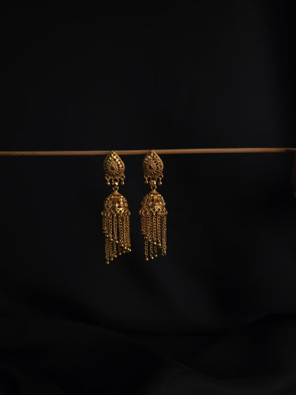 Heritage Chain Drops Jhumkas