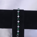 Alternating Squares Crystal Bracelet