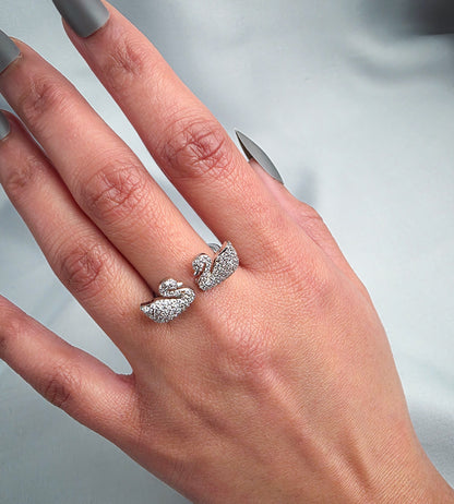 Swan Duo Ring