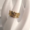 Leafy Rose Gold Ring