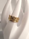 Leafy Rose Gold Ring