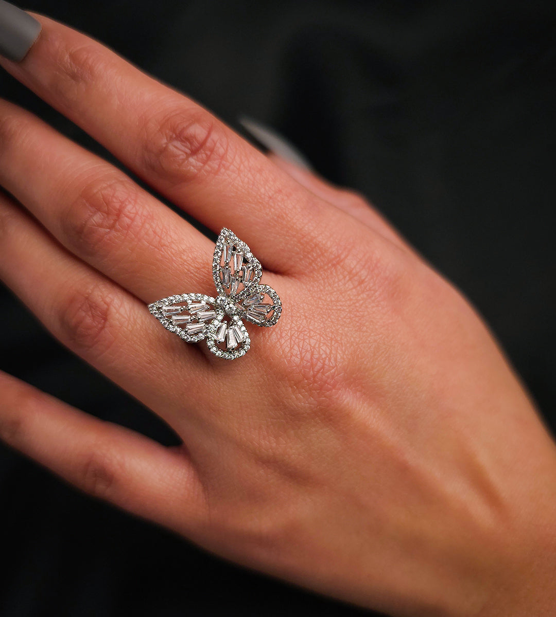 Butterfly Mosaic Ring