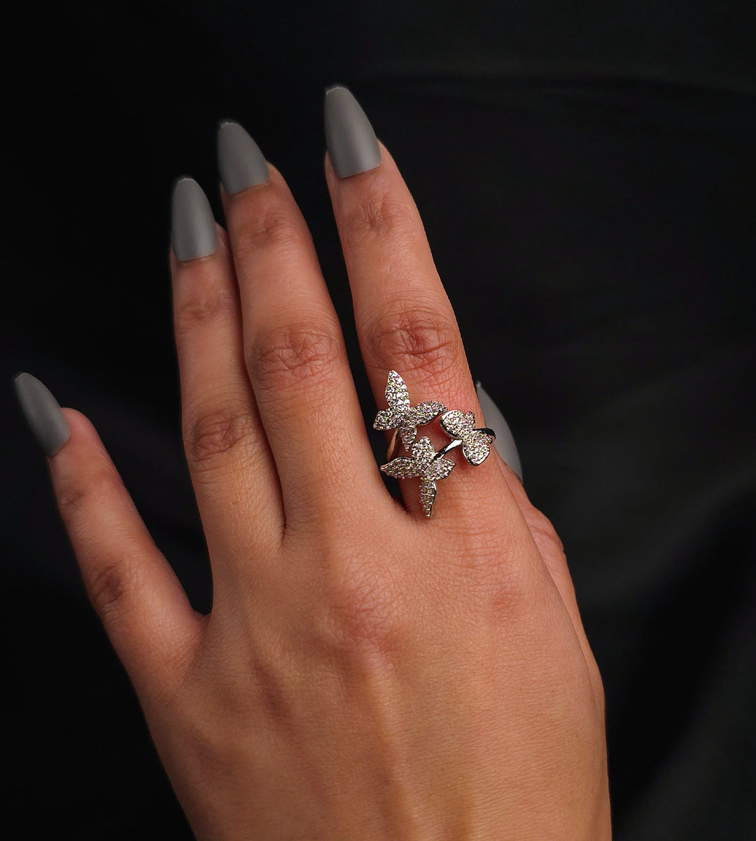 Butterfly Trio Ring