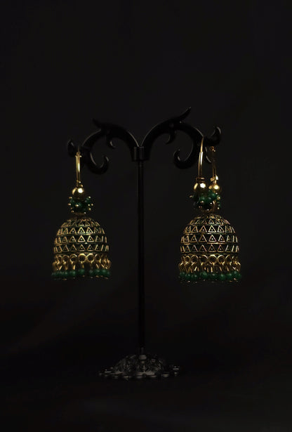 Multicolor Jhumki Earrings