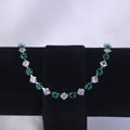 Alternating Squares Crystal Bracelet