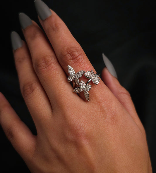 Butterfly Trio Ring