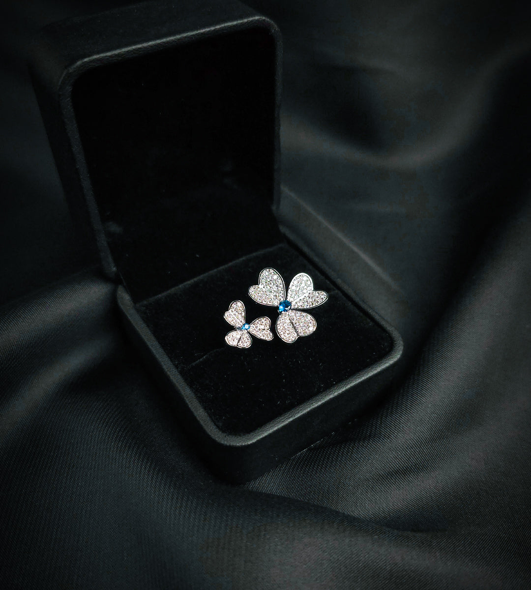 Twin Blossom Ring