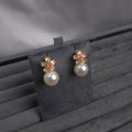 Flower Pearl Studs