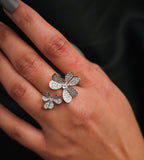 Twin Blossom Ring