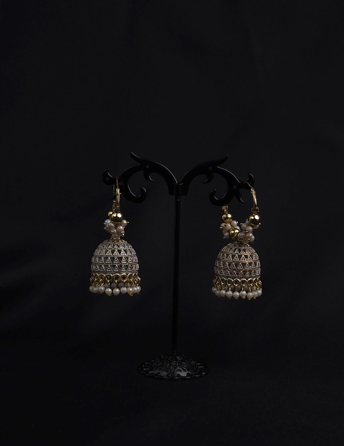 Multicolor Jhumki Earrings