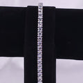 Square Crystal Tennis Bracelet