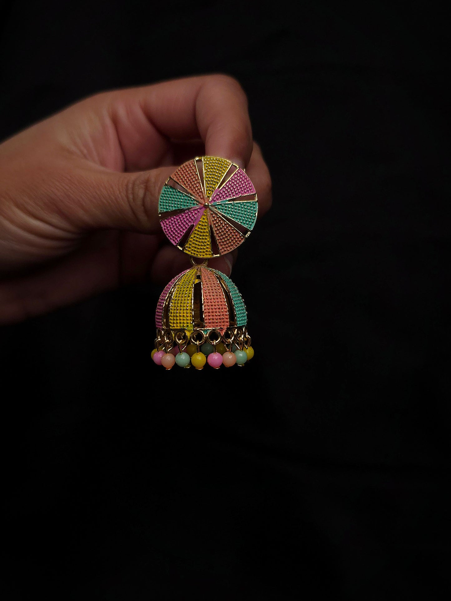 Bell Bead Jhumka