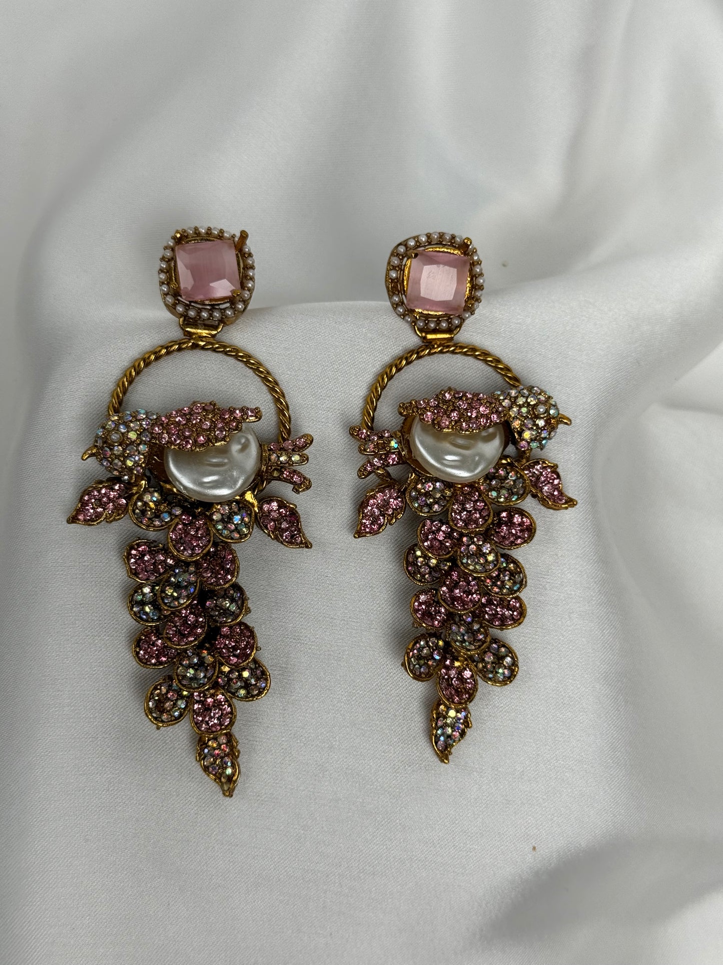 Ottoman Pearl Vine Earrings